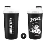 BATTERY REBEL SHAKER BLACK, 700ml