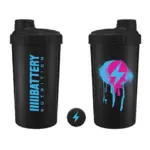 BATTERY REBEL LOGO SHAKER BLACK, 700ml