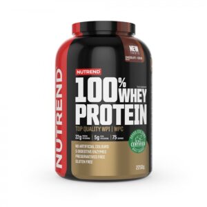 nutrend 100% whey protein 2250g chocolate cocoa