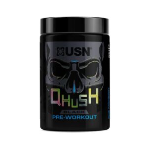 usn qhush pre-workout blue raspberry
