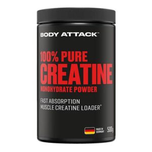 body attack 100% pure creatine