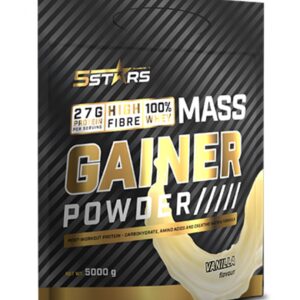5 stars mass gainer powder vanilla