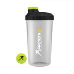 proteini.si shaker transparent black 700ml