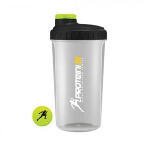 proteini.si shaker transparent black 700ml