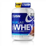usn blue lab 100% whey protein chocolate