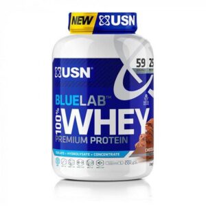 usn blue lab 100% whey protein chocolate