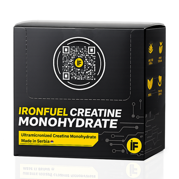 IRONFUEL-Web-600x IronFuel Creatine Monohydrate, 30 kesica (150g) - Slika 1