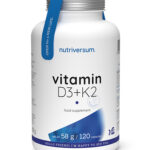 NUTRIVERSUM VITAMIN D3 + K2, 120 kapsula