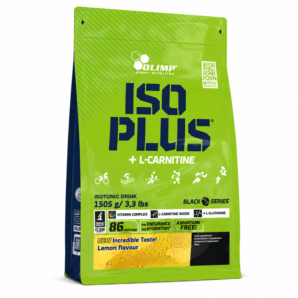 Olimp IsoPlus Lemon OLIMP ISO PLUS POWDER, 1400g + 105g - Slika 1