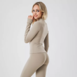 sportski top sa zatvaracem dugi rukavi livia