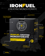 IronFuel Creatine Monohydrate, 30 kesica (150g) - Slika 2