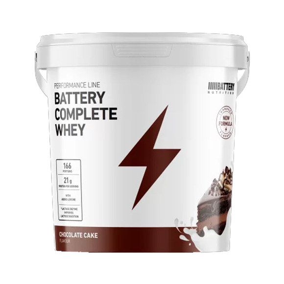 battery-complete-whey-5000g-chocolate-cake performance line battery complete whey cokolada